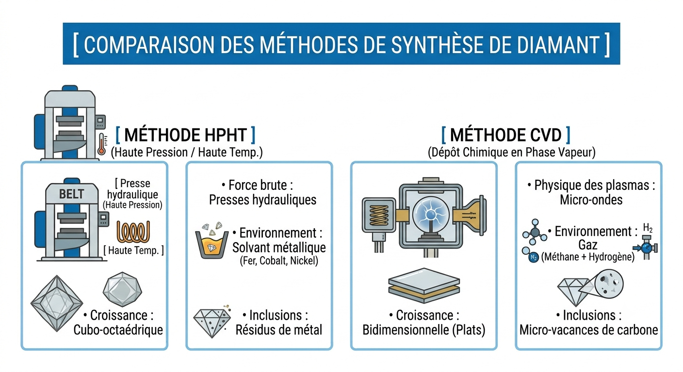 Les types de diamants
