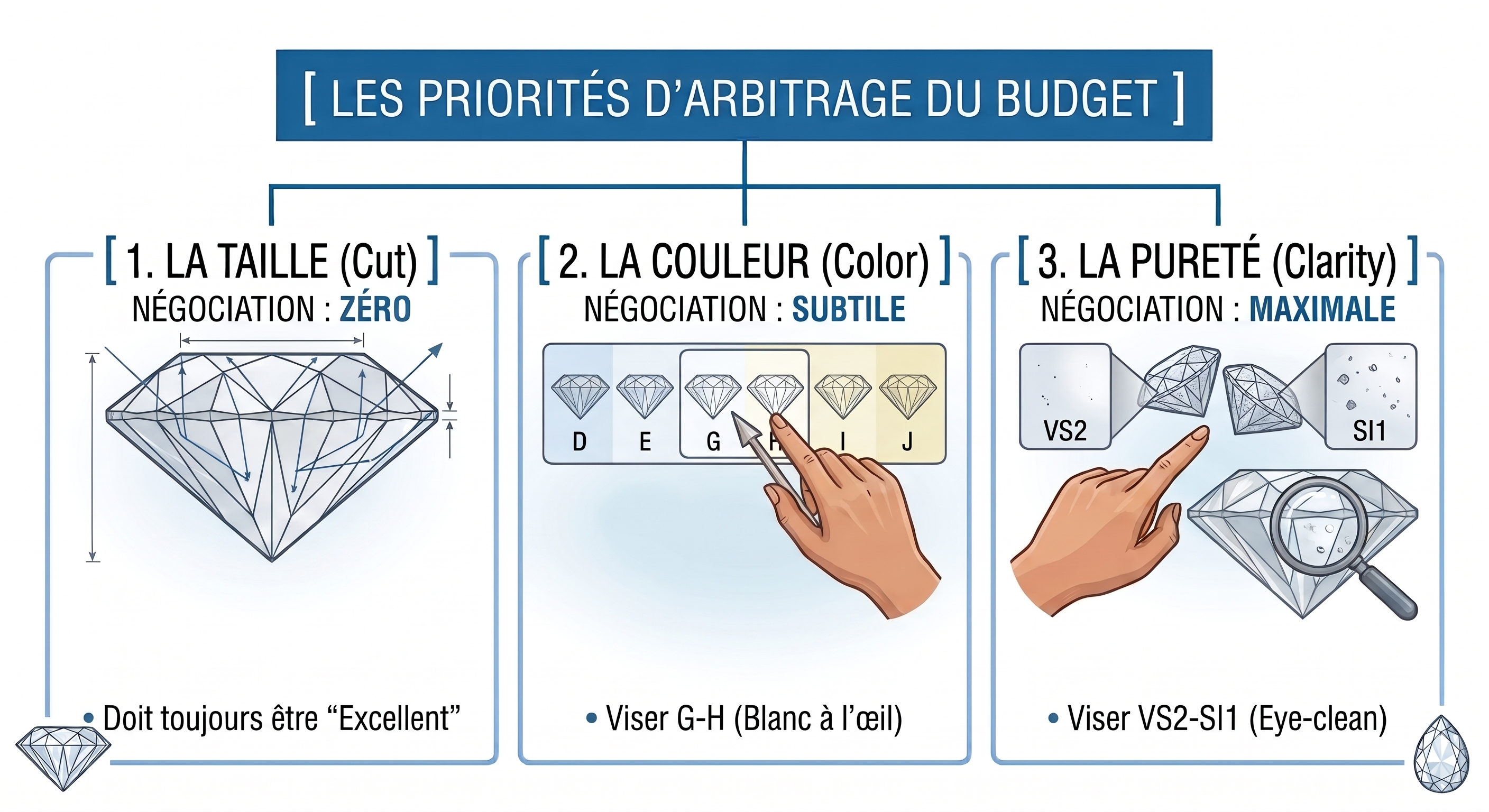Les priorités d'arbitrage du budget
