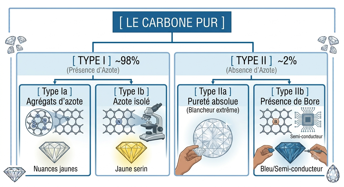 Les types de diamants