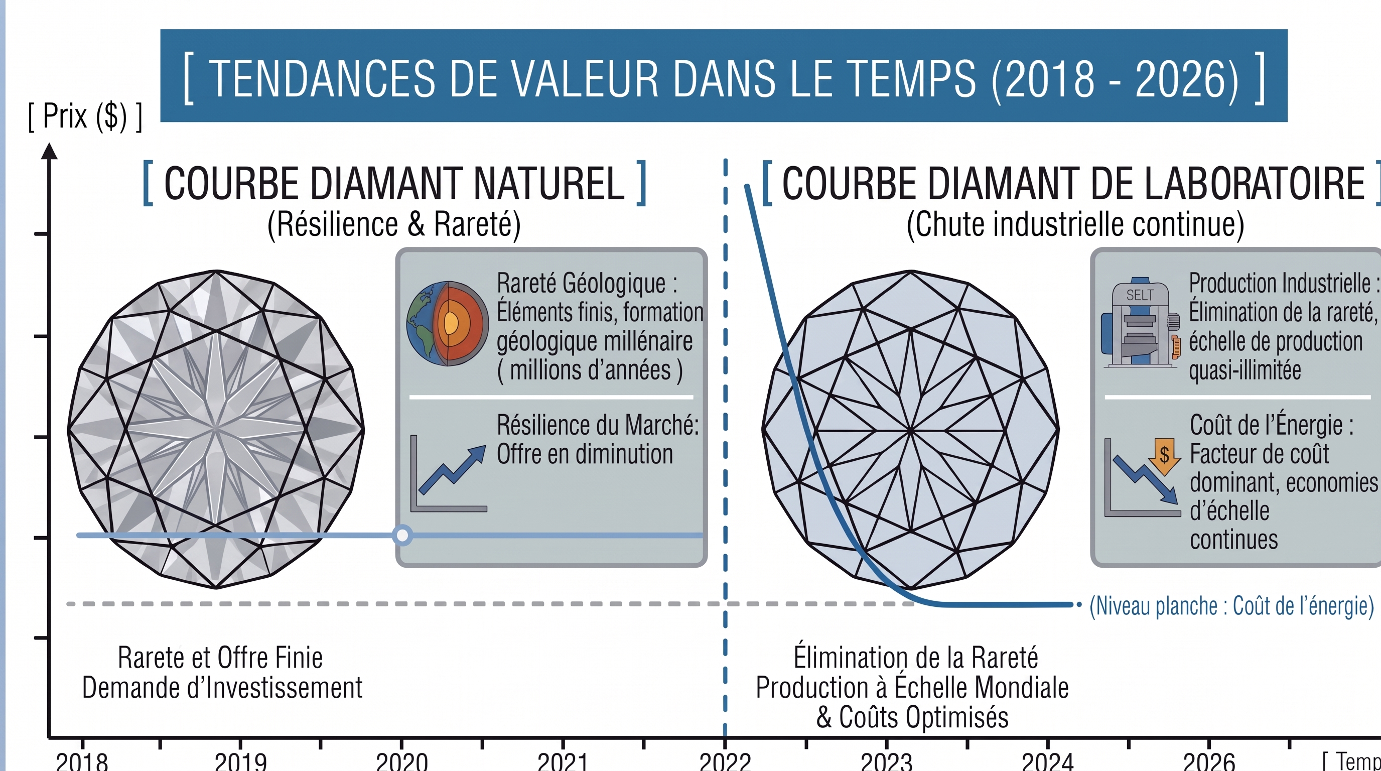 Tendence de valeur dans le temps